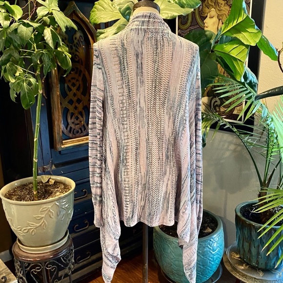 Knox Rose asymmetric waterfall open front cardigan - Picture 8 of 14